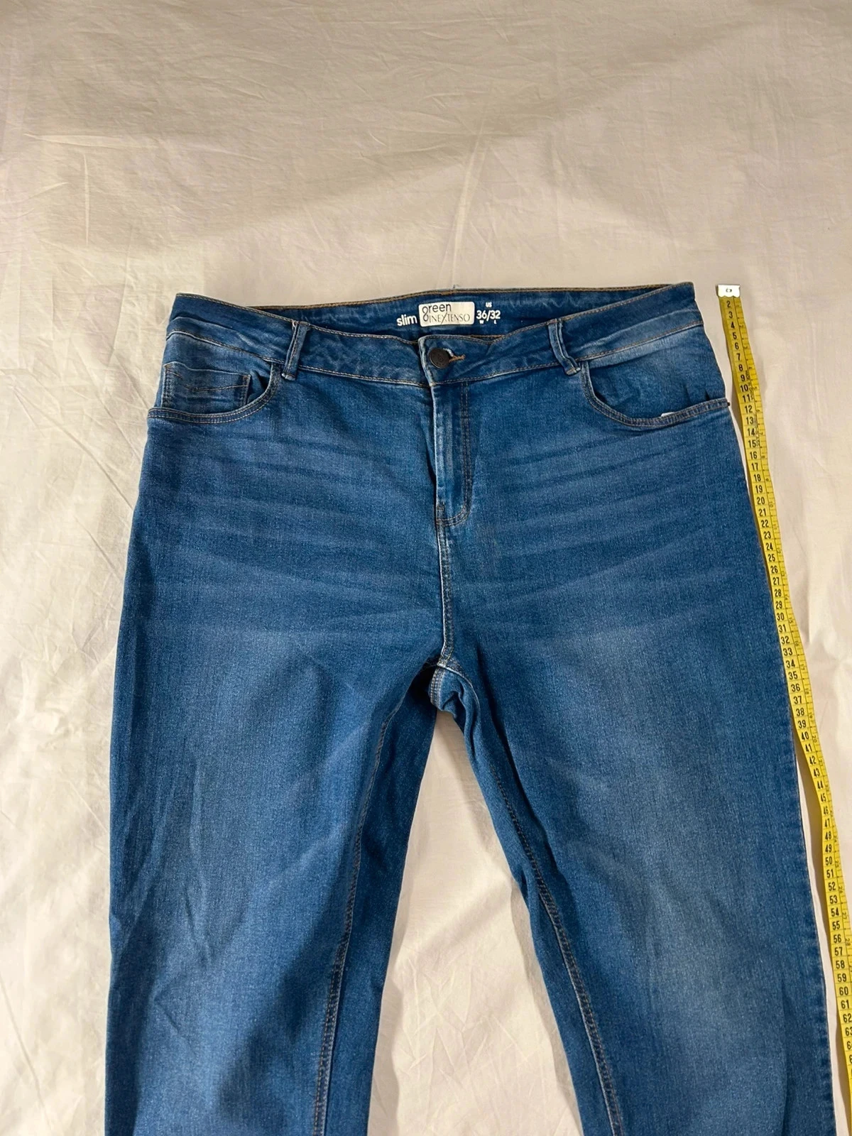 Blue slim fit Green in extenso jeans w36 l32 – photo 2